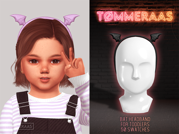 Sims 4 TØMMERAAS | Bat Headband for Toddlers