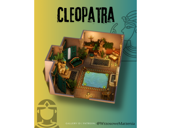 Sims 4 Cleopatra - Room & Sim