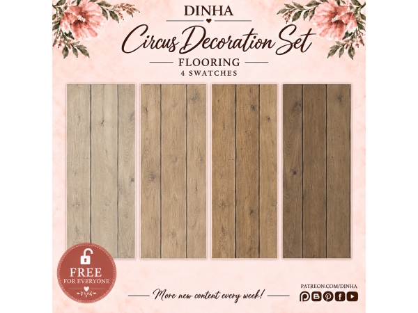 Sims 4 Circus Decoration Set - FLOOR