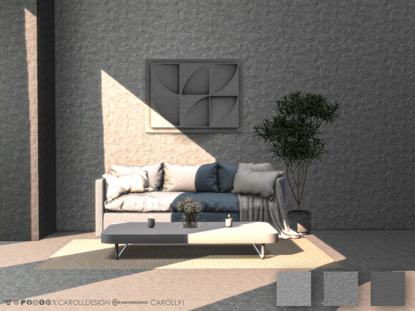 Sims 4 Operato Concrete Wall