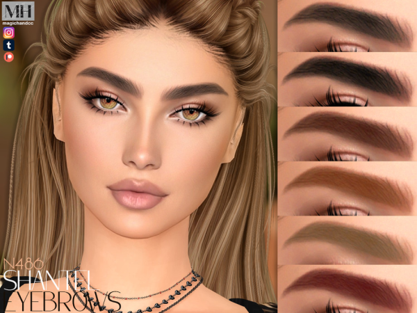Sims 4 Shantel Eyebrows by MagicHand