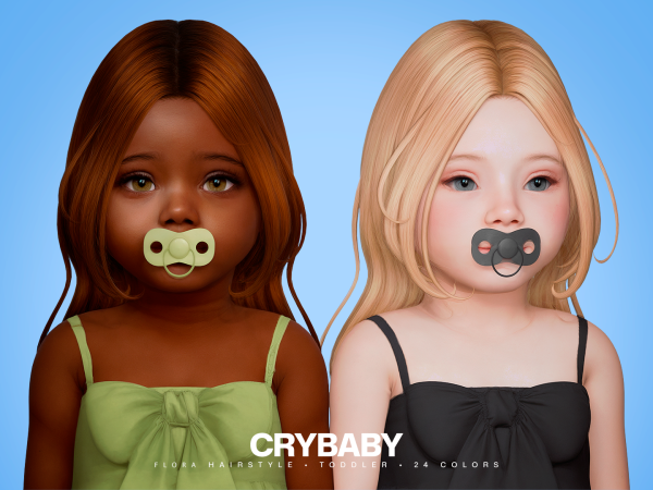 Maxis Match CRYBABY Flora Hairstyle I Toddler (Daylife Sims) - The Sims 4 Custom Content