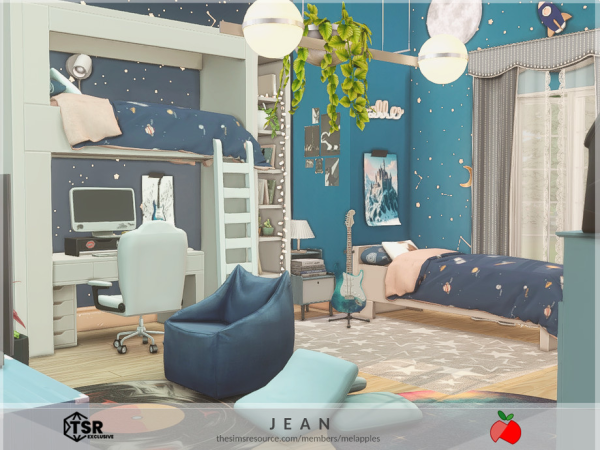 Sims 4 Jean - bedroom
