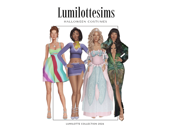 Sims 4 lumilotte lookbook