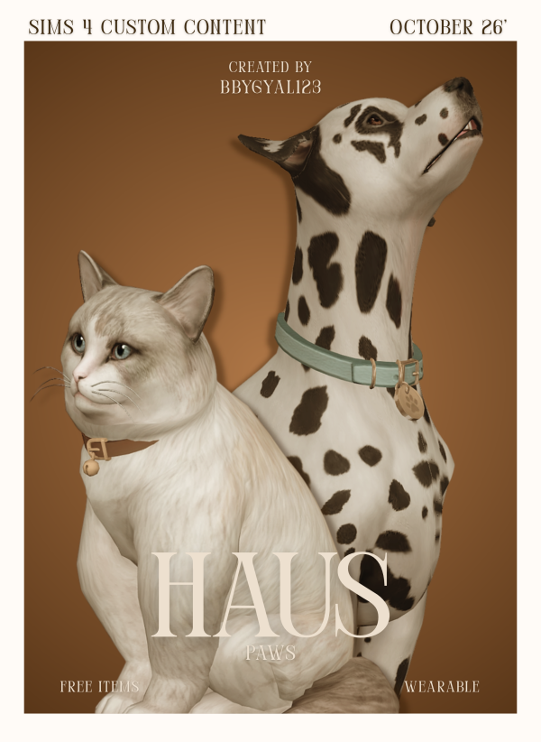 Maxis Match HAUS Paws by simsfinds - The Sims 4 Custom Content