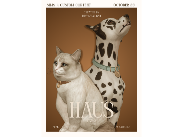 Sims 4 HAUS : Paws  by bbygyal123