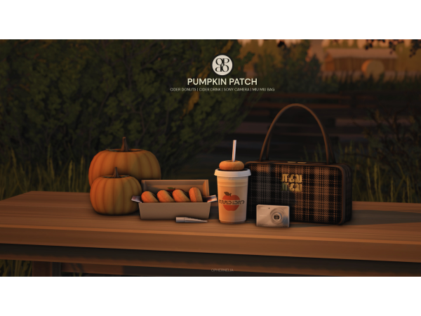 Sims 4 pumpkin patch set by ophernelia