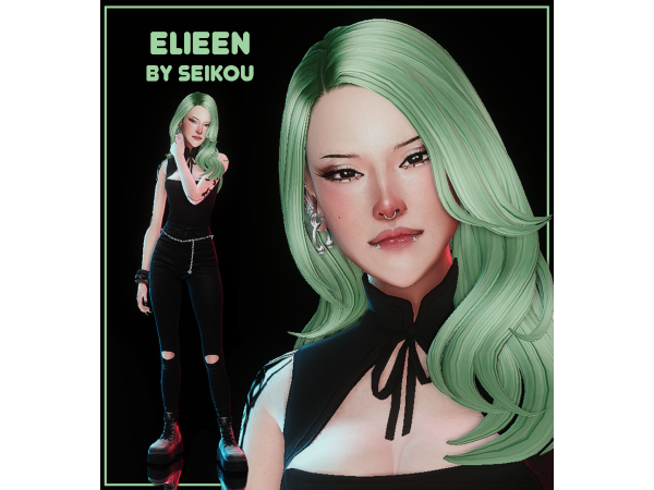 Sims 4 eileen by kikafairy