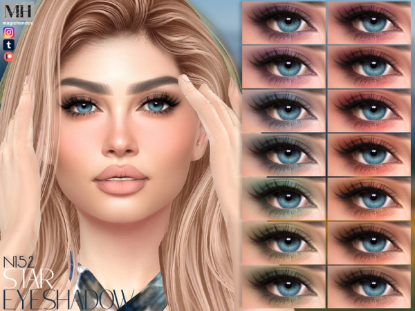 Sims 4 Star Eyeshadow