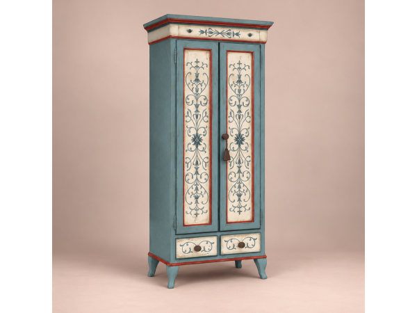 Mix Vintage Ornate Wardrobe by Atino00 - The Sims 4 Custom Content