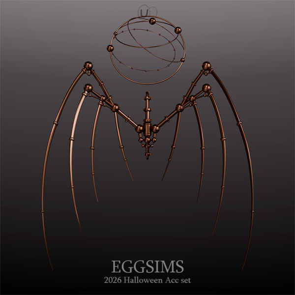 Alpha [EGGSIMS] 2026 Halloween Acc set by simsfinds - The Sims 4 Custom Content