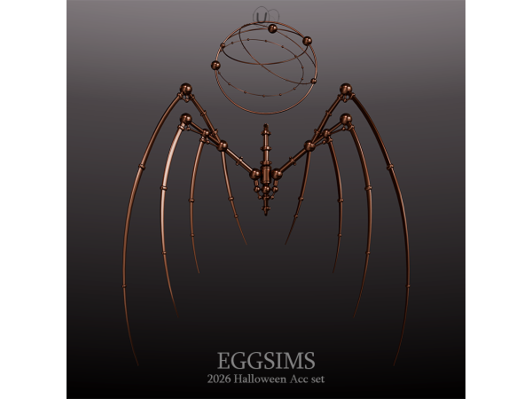Sims 4 [EGGSIMS] 2026 Halloween Acc set