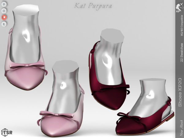 Sims 4 Shoes KP2G- Toddler by KaTPurpura