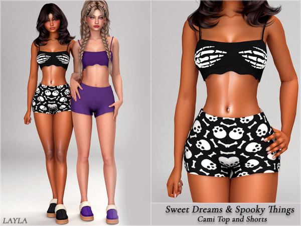 Sims 4 patreon - Sweet Dreams & Spooky Things Set