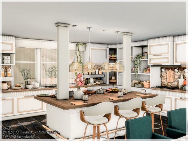 Sims 4 Laisa - Kitchen  with Dining area