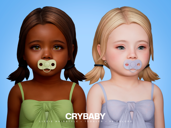 Sims 4 CRYBABY - Lizzie Hairstyle I Toddler (aharris00britney)