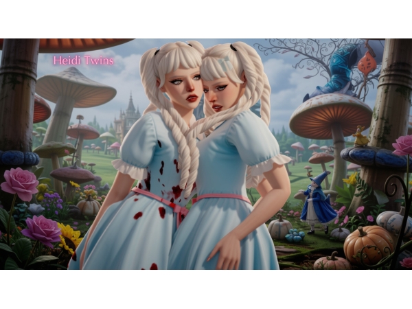Sims 4 Heidi Twin Sim Download