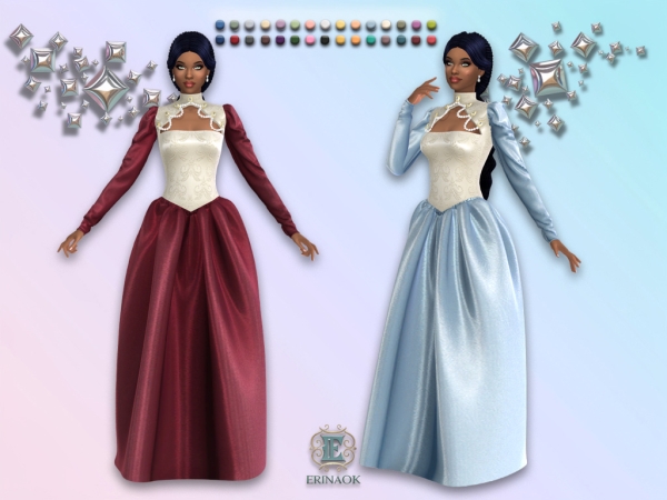 Sims 4 ErinAOK Womens Katherine Gown 102426
