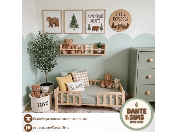 Sims 4 Little explorer's Nook set