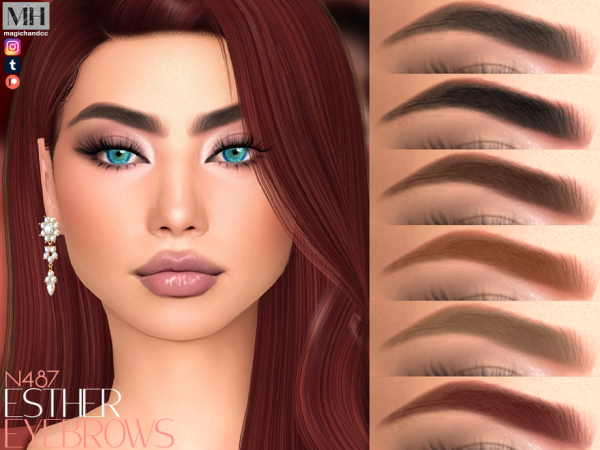 Sims 4 Esther Eyebrows