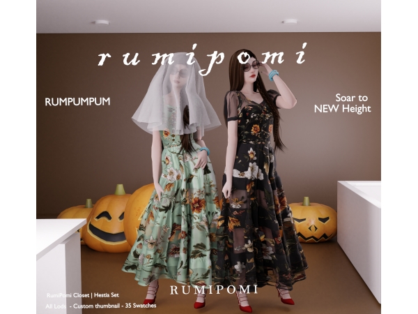 Sims 4 Rumpumpum_Hestia Outfit Set