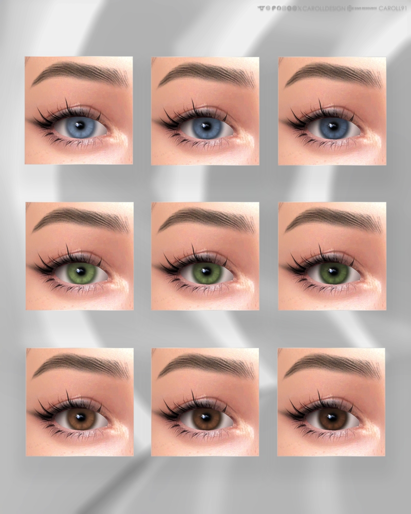 Alpha Mia Eyes HQ by carolldesign - The Sims 4 Custom Content