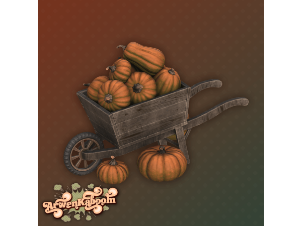 Sims 4 🎃Crooked Pumpkin Shop - Wheelbarrow🎃