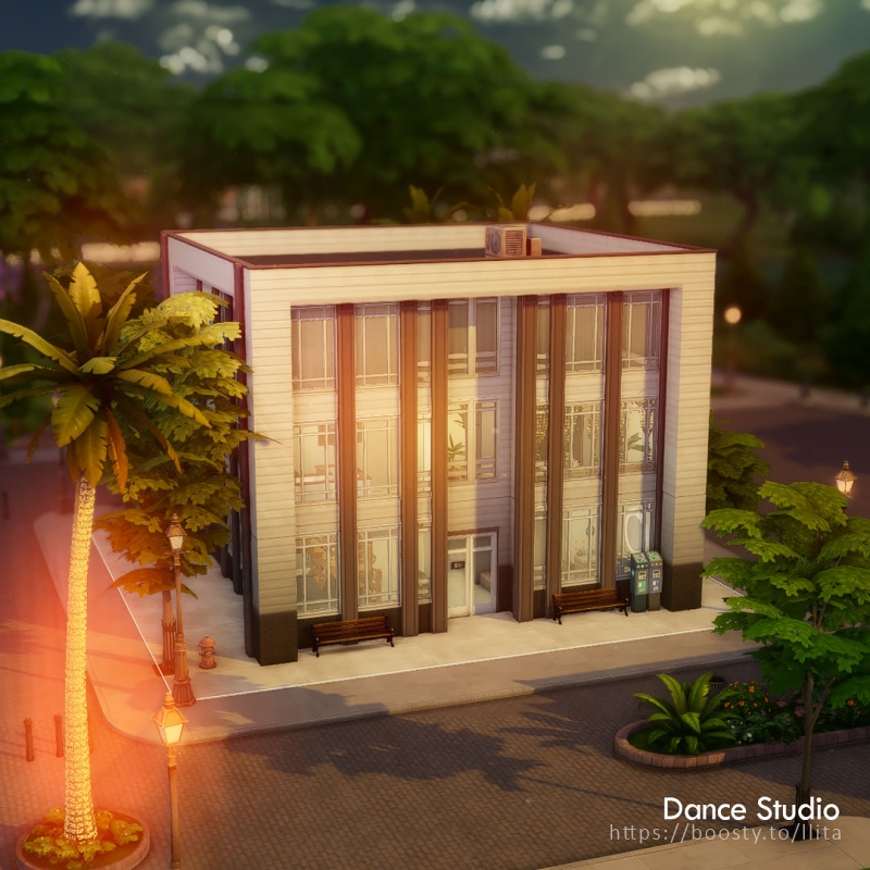 Maxis Match Dance Studio by lita - The Sims 4 Custom Content