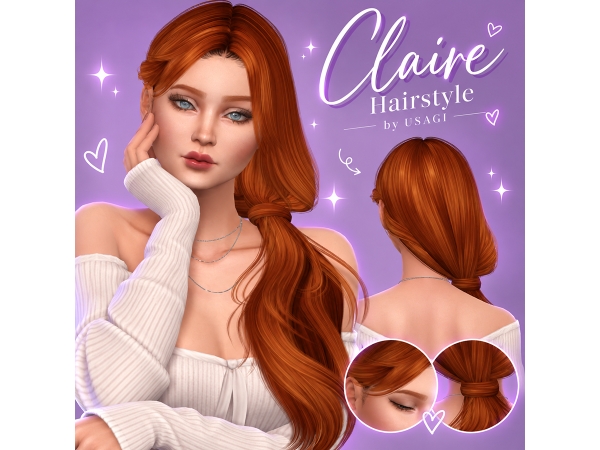 Sims 4 USAGI - Claire Hair