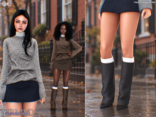 Sims 4 Heather Haze Set