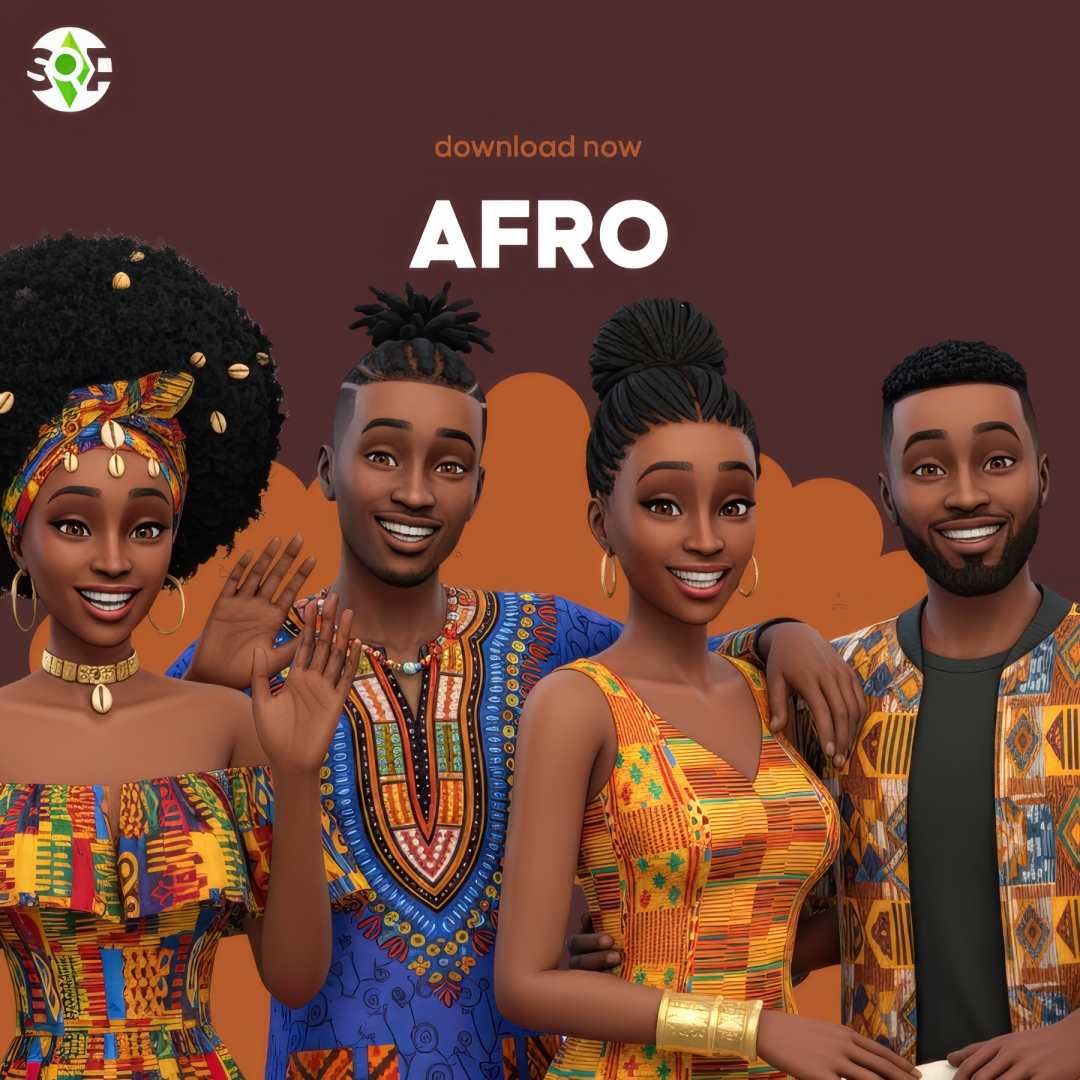 Sims 4 Afro CC