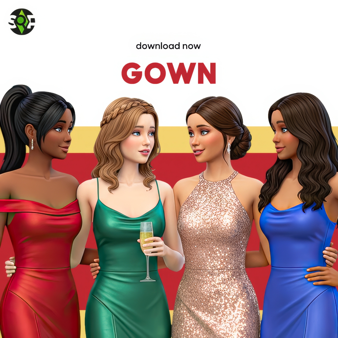 Sims 4 Gown